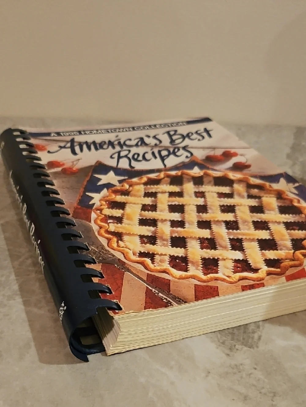 America's Best Recipes Cookbook - Red & Blue Cover (1995 Hometown Collection)